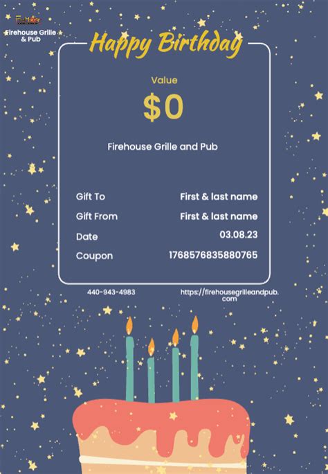 Gift Cards | Firehouse Grille & Pub