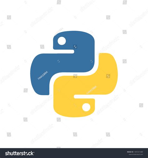 Vector Illustration Icon Python Programming Language Stock Vector ...