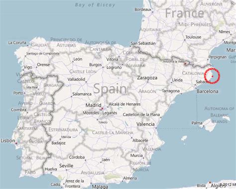 GIRONA SPAIN MAP - Imsa Kolese