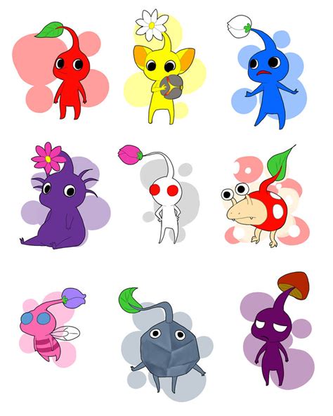 All pikmin by Quarbie on DeviantArt