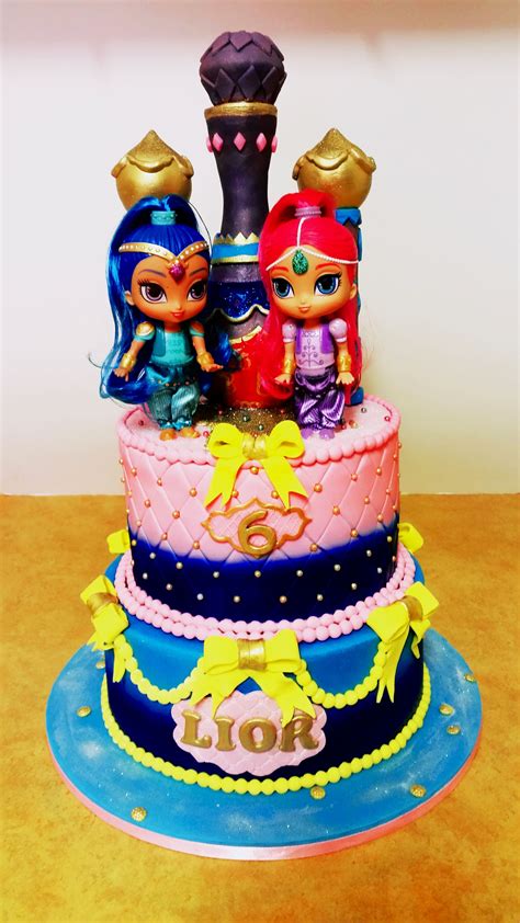 Shimmer and Shine Cake | Cake, Shimmer and shine cake, Birthday cake