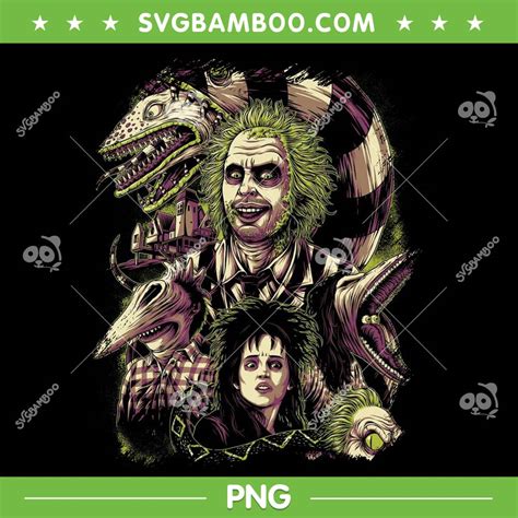 Beetlejuice Halloween Poster PNG