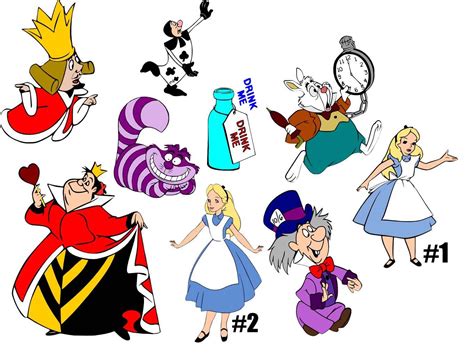 Alice in Wonderland Characters - FernandabilRasmussen