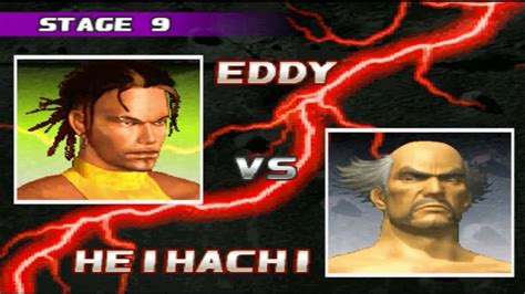 Tekken 3 Eddy Arcade Mode Playthrough - YouTube