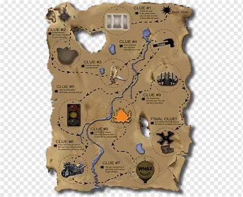 London Treasure Hunt Map Treasure map, map, game, child, plan png | PNGWing