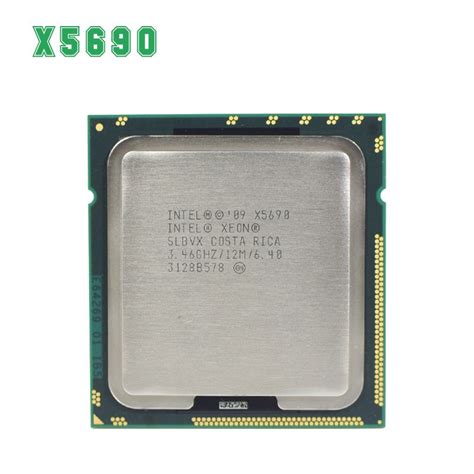 Intel Xeon X5690 3.46 GHz 6.4GT/s 12 MB 6 Core 1333 MHz SLBVX CPU ...