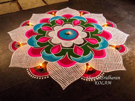 Simple Rangoli Kolam Collections to Try Out This Wedding Season