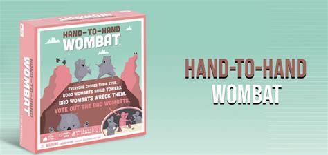 Free Hand to Hand Wombat Game Night Party Kit - Absolute Shopping