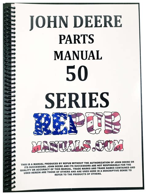 John Deere 50 Tractor Parts Manual - Etsy