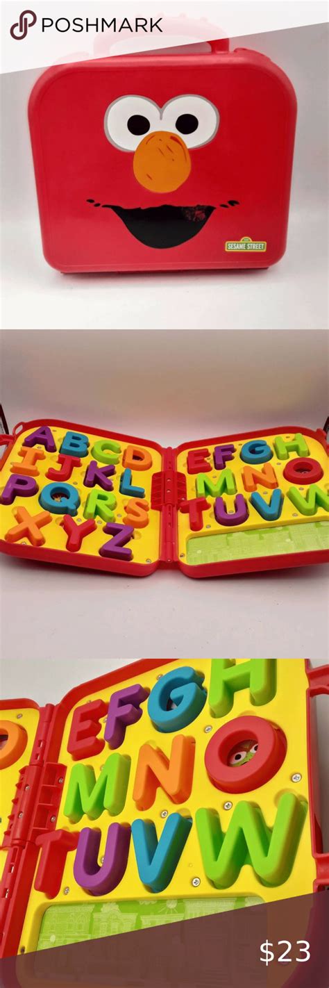 Sesame Street Elmo Alphabet Set w/Case | Sesame street, Elmo, Alphabet