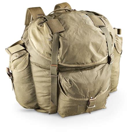 New Austrian Military Backpack, Olive Drab - 190530, Rucksacks ...