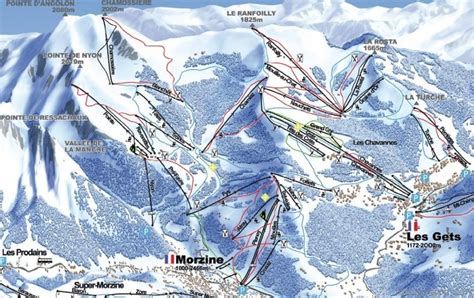 A Complete Guide To Morzine Travel & Tourism: Map Of Morzine ...