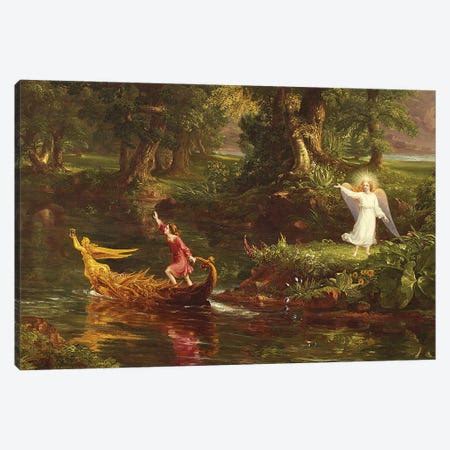 The Voyage of Life: Youth, 1842 Canva - Canvas Wall Art | Thomas Cole