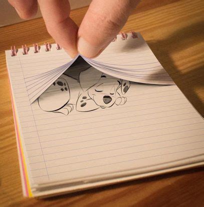 45+ Creative Drawing with Notebook Lines by Luigi Kemo - Designbolts