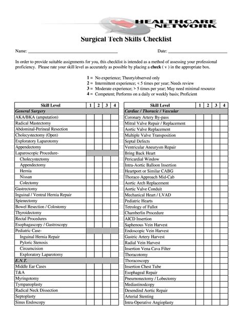 Surgical Tech Checklist: Complete with ease | airSlate SignNow