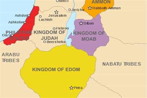 Edomites Map