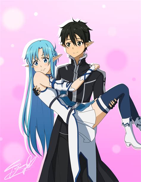 Kirito x Asuna favourites by alienskiller1 on DeviantArt