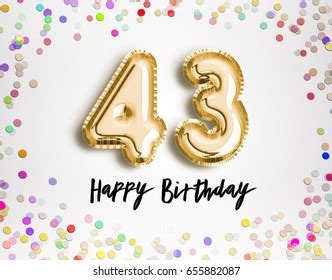 Happy Birthday 43 Photos and Images | Shutterstock