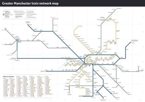 Manchester, UK Rail and Tram Map (v2, with changes based on feedback ...