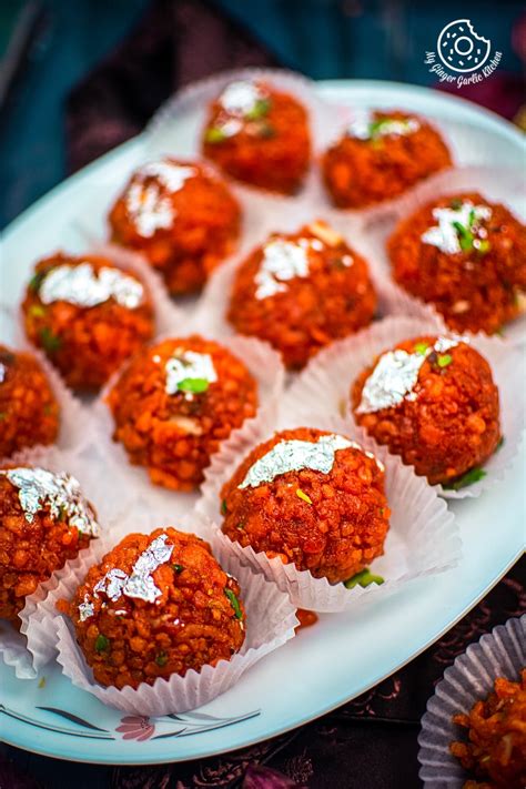 Motichoor Ladoo Recipe + Video | How to Make Motichur Laddu | My Ginger ...