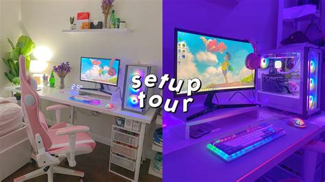 Aesthetic Pink Pc Setup - Point Blank Wallpaper