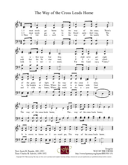 The Way of the Cross Leads Home - Hymnary.org