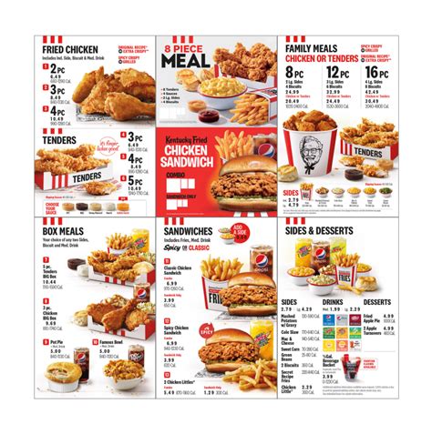 Kfc Menu Prices Bucket