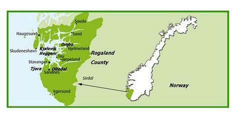 Rogaland Roots: Rogaland Map