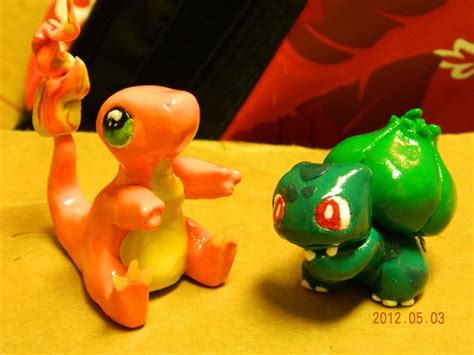 Bulbasaur and Charmander | Bulbasaur, Charmander, Sculptures