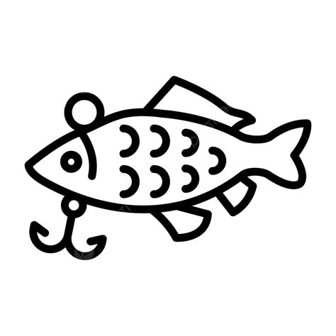 Fishing Baits Line Icon Vector, Fishing Baits Icon, Fishing, Tool PNG ...