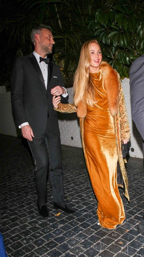 Jennifer Lawrence's Golden Globes After-Party Dress Was Sartorial Sunshine