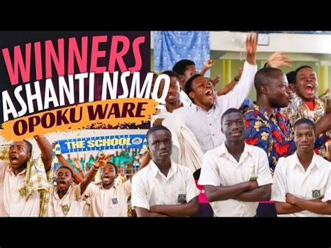 Opoku Ware School are WINNERS + Award show NSMQ Ashanti Regional ...