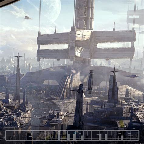 Megastructures Ecumenopolis, Ken Fairclough | Sci fi concept art, Scifi ...