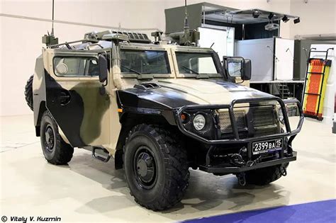 Tigr GAZ-2330 4x4 multipurpose wheeled armored vehicle data | Russia ...