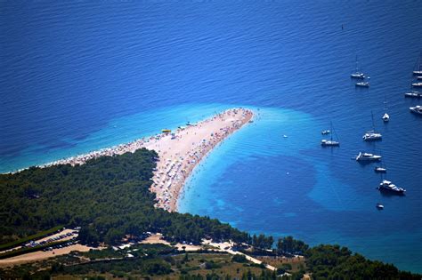 All Around Brac Island + Bol, Golden Horn Beach from Split