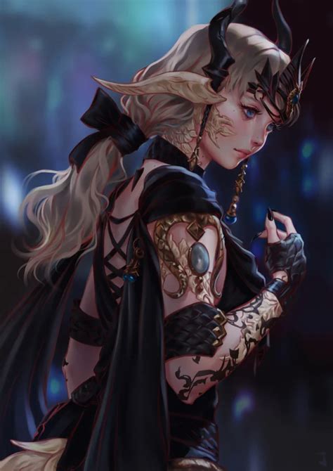 Chryseis Rhapsody's Au'Ra - Latest fan art done! : ffxiv Fantasy Online ...