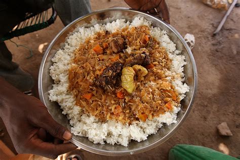 Diabadji | Bamako, Mali. 2012. rice, onion sauce and legumes ...