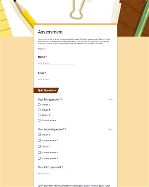 5 Excellent Google Forms Templates for Teachers | Educational ...