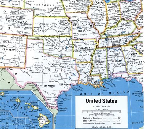 Southern States Map Printable