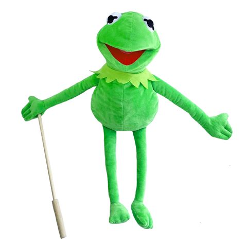 Kermit The Frog Puppet Sesame Street The Muppet Show Plush Hand Puppet ...