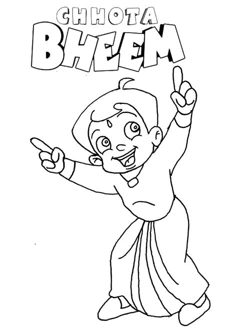 Bheem Coloring Pages - Learny Kids