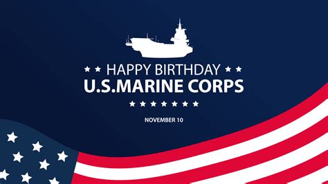 Marine corps birthday 12617346 Vector Art at Vecteezy