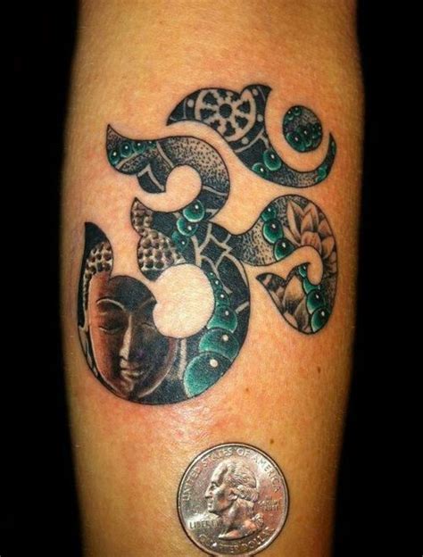 Love this om tattoo! Maybe without the color though! | Om tattoo design ...