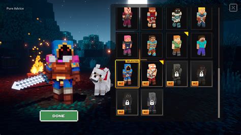 Minecraft Dungeons Characters Names