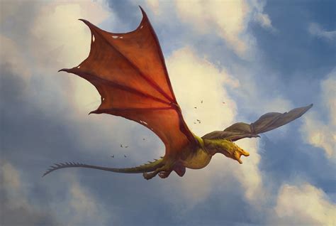 ArtStation - Dragon Flying