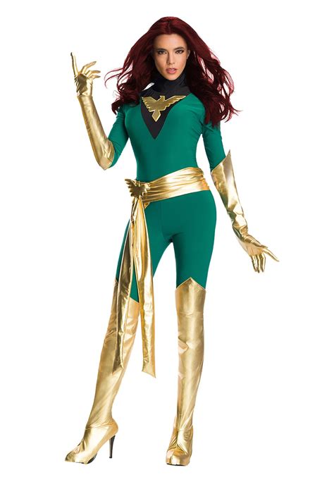 Premium Marvel Jean Grey Phoenix Costume for Women