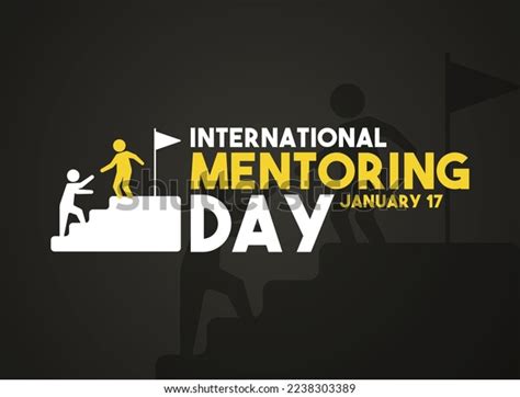 International Mentoring Day January 17 Poster Stock Vector (Royalty ...