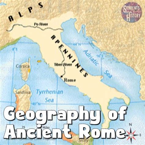 Geography Of Ancient Rome Map