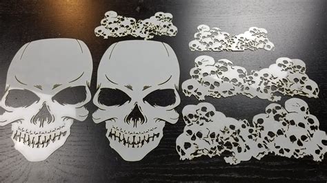 Wicked Airbrush skull Stencil Templates | How To Use Airbrushing ...