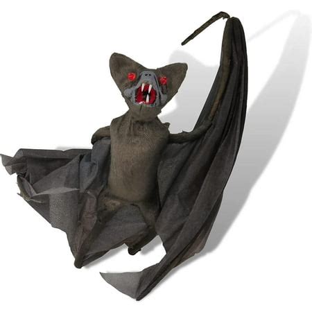 Vampire Bat Spooky Hanging Halloween Decorations, Bats with Red, Light ...